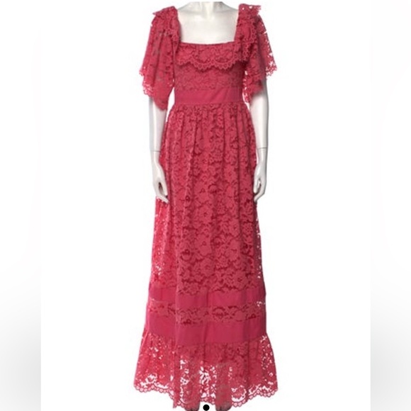 TWINSET Pink Lace Dress size XS - Picture 4 of 5